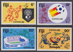 Фиджи, ЧМ 1982, 4 марки